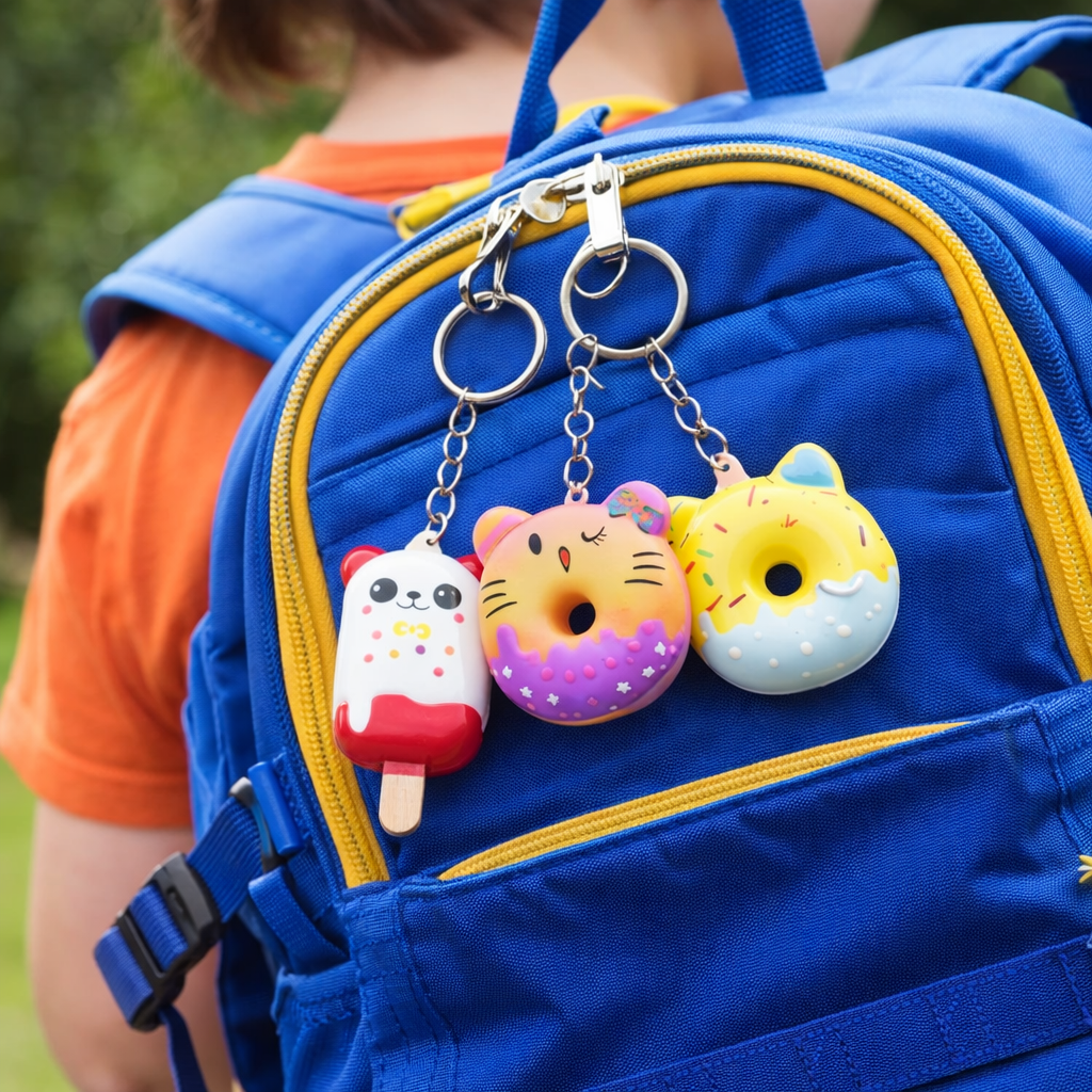 Kawaii Dessert Squishy Keychains