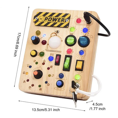 LED Light Switch Busy Board Toddler