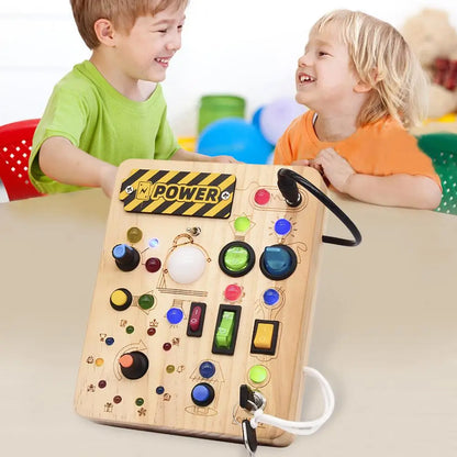 LED Light Switch Busy Board Toddler