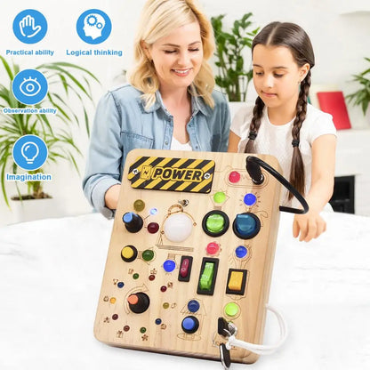 LED Light Switch Busy Board Toddler