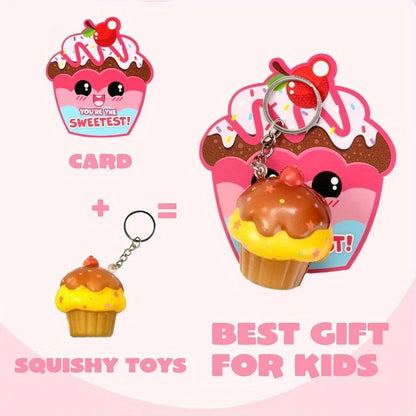 Kawaii Dessert Squishy Keychains