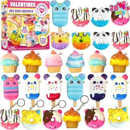Kawaii Dessert Squishy Keychains