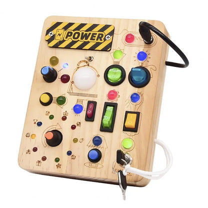 LED Light Switch Busy Board Toddler