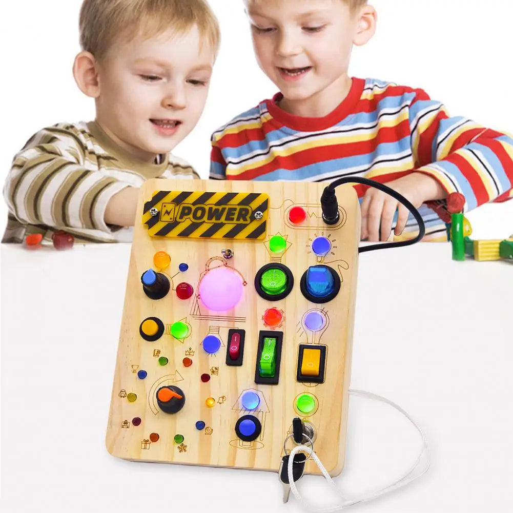 LED Light Switch Busy Board Toddler